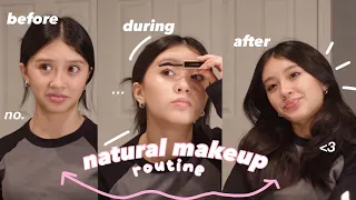 NATURAL MAKEUP ROUTINE💄 || everyday, simple, clean girl, effortless makeup