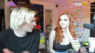 xQc gets nervous in front of Amouranth