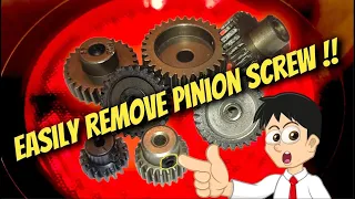 How to remove RC Motor pinion easily / How to get off RC motor gear 🔧