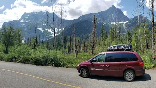 DITL Boondocking In A Minivan | Trading the beach for mountains - Living in a van down by the river.