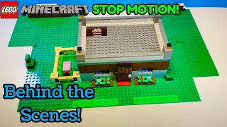LEGO Minecraft Stopmotion Behind the Scenes! Tips and Tricks!