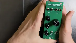 Microverb Eurorack module demo