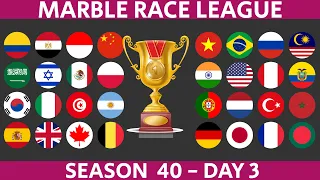 Marble Race League Season 40 DAY 3 Marble Race in Algodoo
