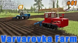 Spring plowing, spreading manure, contracts | Varvarovka with Seasons | FS 19 | Timelapse #01