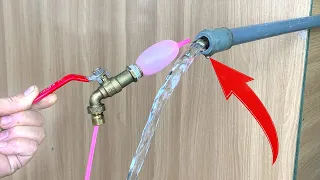 Little known techniques! 4 ideas for disassembling metal water lock and the simplest PVC water lock