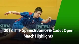 2018 Spanish Junior & Cadet Open Highlights | Vladimir Sidorenko vs Truls Moregard (JBS-FInal)