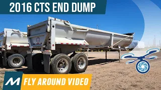 Used CTS Half Round End Dump Trailer