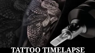 TATTOO TIMELAPSE | SNAKE | CHRIS SINCLAIR