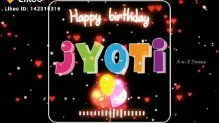 Happy birthday jyoti