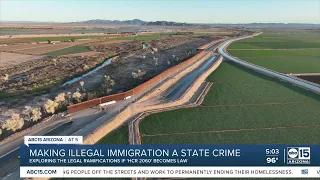 Exploring legal ramification if illegal immigration becomes a state crime