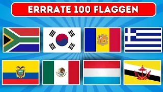 Das schaffst DU NIE! 100 Flaggen richtig erraten?  XXL Flaggenquiz