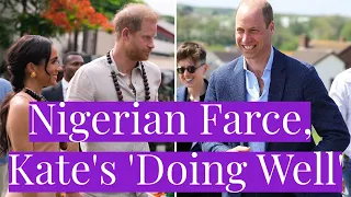 Prince Harry & Meghan Markle Ill-Conceived Nigeria Tour, Prince William in Cornwall