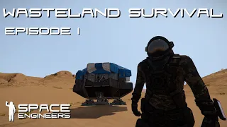 Space Engineers - Wasteland Survival Ep1 - Hello Planet Pertam!!