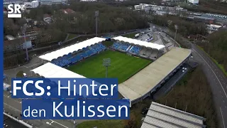 Heimspiel beim 1. FC Saarbrücken: Arbeiten im und um den Ludwigspark