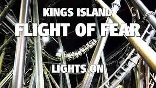 Flight of Fear -- LIGHTS ON --  Kings Island