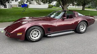 1980 Corvette Cold Start with Straight Pipes!