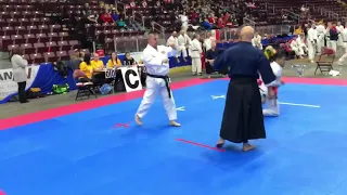 Tomasz Niściur fighting in World championship Canada '18