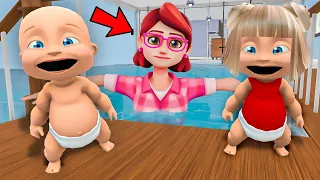 Baby & Girlfriend Flood CRAZY Mommy's House!