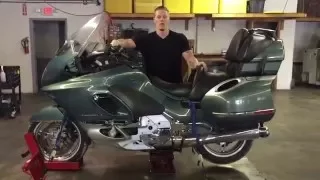 2002 BMW K1200 LT (teal) 1535 Fallen Cycles Test Video