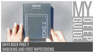Onyx Boox Poke 2 - Unboxing And First Impressions