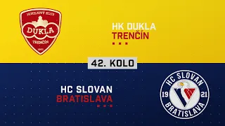 42.kolo Dukla Trenčín - HC Slovan Bratislava HIGHLIGHTS