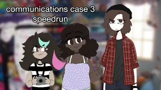 Communications Case 3 Speedrun