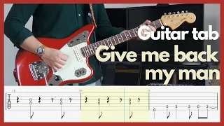 Give Me Back My Man - The B-52's (Guitar tab)