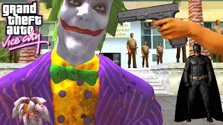 OMG 🔥 Amazing JOKER Mission in GTA Vice City | JOKER VS BATMAN | BANK HEIST (JOKER) | GTA Mods