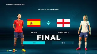 FIFA23 | SPAIN vs ENGLAND | FIFA WOMEN'S WORLD CUP 2023 FINAL | {4K 60FPS}