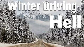 $2000 Toyota RAV4 1000 km Road Trip Through The Rockies In The Winter!