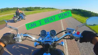 Honda Magna VS Honda VTX 1800, Can I Beat It?