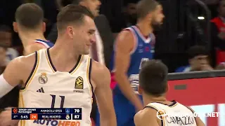 Anadolu Efes Istanbul-Real Madrid 80-103: Facundo Campazzo (15 points, 10 assists)