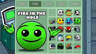 fire in the hole (geometry dash) in Among Us ◉ funny animation - 1000 iQ impostor