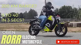 Oben Rorr | A Worthy Electric Motorcycle? | First Ride Review | Motoroids