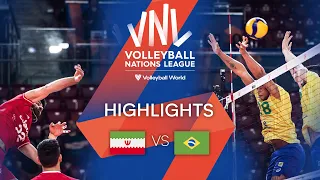 🇮🇷 IRI vs. 🇧🇷 BRA - Highlights Week 2 | Men's VNL 2022