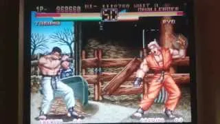 Neo Geo Aes / Art of fighting 2 Playtrough Nivel Hard Completado sin continuar!!