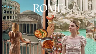 ROME VLOG🍝: pantheon, colosseum, trevi fountain, castel sant’angelo and lots of italian spaghetti