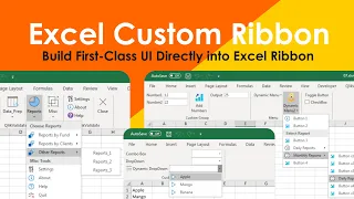 RibbonX: Excel Custom Ribbon - Build First-Class UI Directly into Excel Ribbon