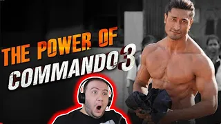 First time seeing COMMANDO 3 Wrestling Fight scene - The Power of Commando 3 - Indian Movie 🇮🇳