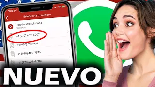 ¡Fácil de CREAR un NÚMERO VIRTUAL para WHATSAPP 2024! [Número Virtual]