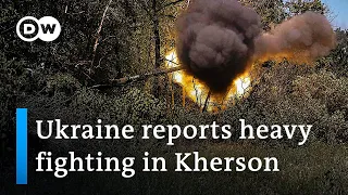 Ukraine claims to have broken through Russian front lines at counteroffensive near Kherson | DW News