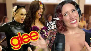 Vocal Coach Reacts Holding Out For A Hero - Glee | WOW! They were...