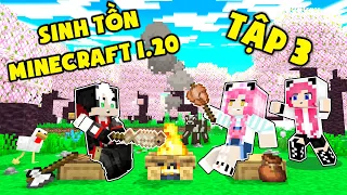 REDHOOD THỬ THÁCH 24 GIỜ SINH TỒN MINECRAFT 1.20 SIÊU KHÓ TẬP 3*1 NGÀY MỀU LÀM HIỆP SĨ BẢO VỆ FAN