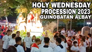 HOLY WEDNESDAY PROCESSION 2023 GUINOBATAN ALBAY | Lumagavlog