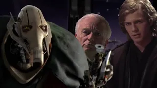 General Grievous tells Palpatine's secret