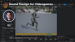 Sound Design for Videogames - Footsteps, Jump, Land | Unreal Engine 5, Metasound, Blueprint