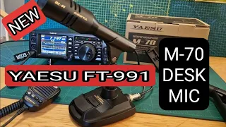 YAESU FT-991 & M70 Desk Microphone & Monitor Function