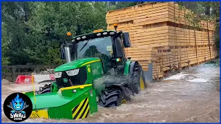 45 Extreme Dangerous Huge Wood Logging Truck Driving Skill | Amazing Heavy Equipment Operator Truck