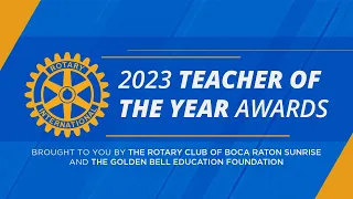 Rotary Club of Boca Raton Sunrise West Boca High School 2023