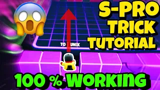 How to do S-Pro Trick in Stumble Guys | Full Guide | Step by Step | Tips & Tricks |